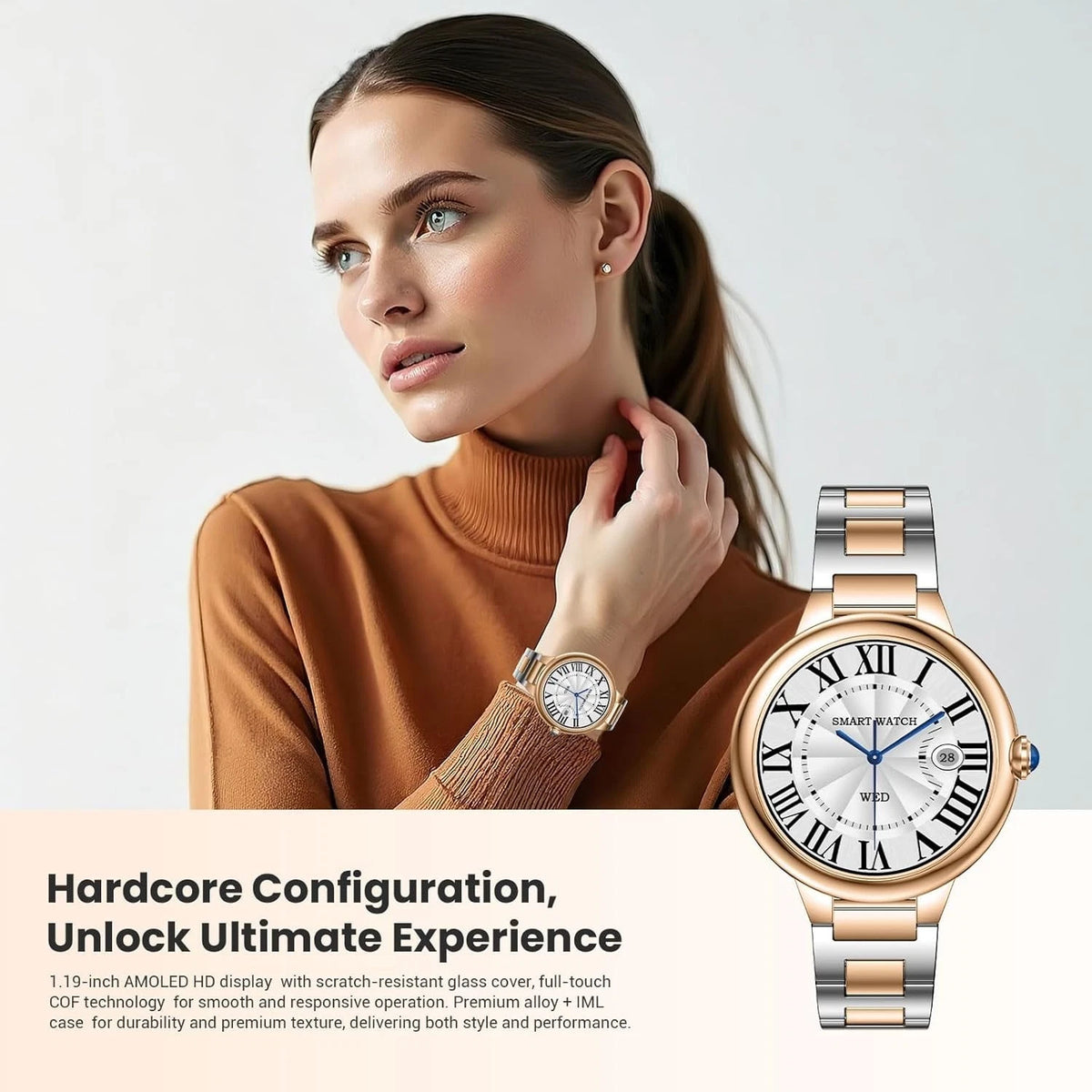 SOUYIE 2026 Upgrade Smart Watch for Women, 1.19" DA GPT Smartwatch